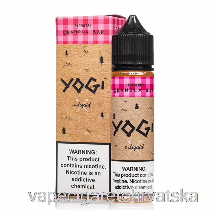 Vape Cigarete Malina Granola Bar - Yogi E-tekućina - 60ml 0mg